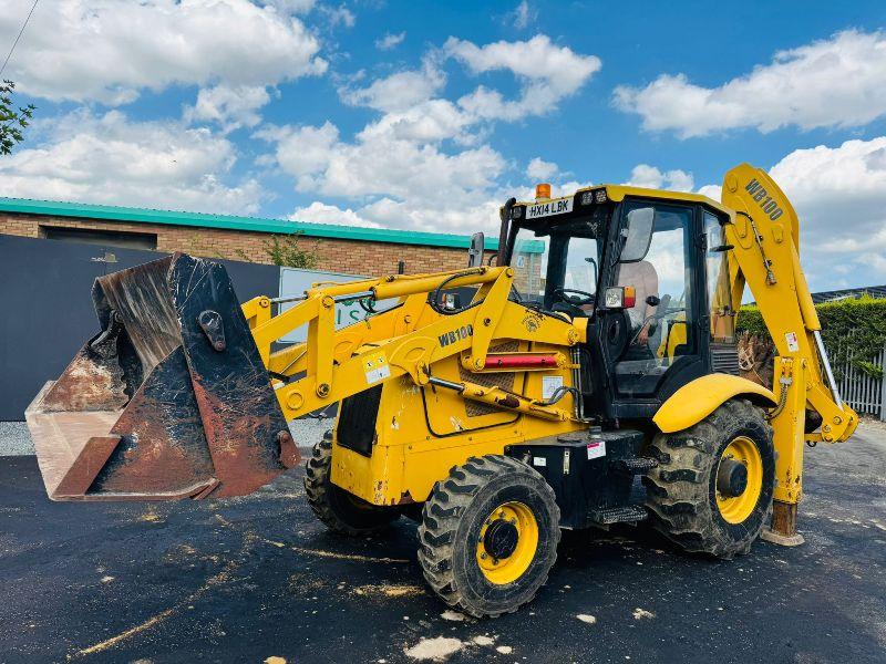 POLAR WOLVERINE WB100 BACKHOE LOADER*C/W 2014 PERKINS ENGINE*VIDEO*