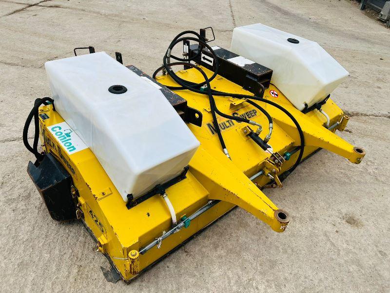 MULTISWEEP 425 HYDRAULIC SWEEPER *YEAR 2012* C/W TINE POSITIONING *VIDEO*