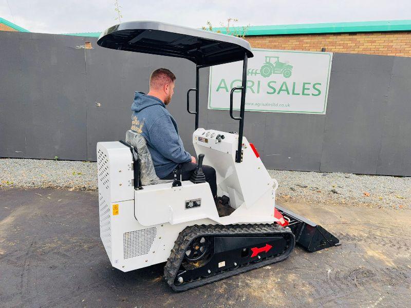 BISONTEK MP360 TRACKED SKIDSTEER LOADER*JOYSTICK CONTROLS*VIDEO*