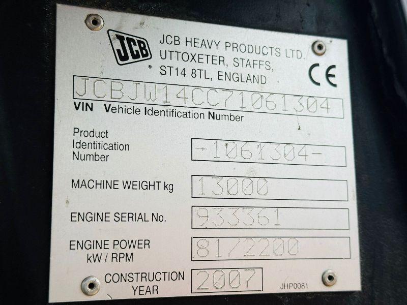 JCB JS145 WHEELED EXCAVATOR*C/W BUCKET*VIDEO*