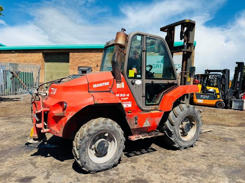 MANITOU M30-4 FORKLIFT*C/W PUH*YEAR 2015*6178 HOURS*VIDEO*