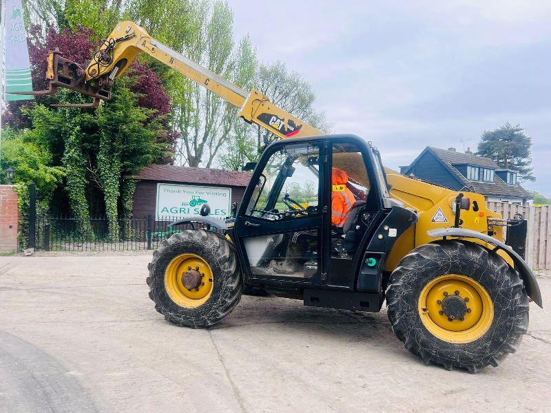 CATERPILLAR TH406AG 4WD TELEHANDLER *AG-SPEC , YEAR 2012* C/W PALLET TINES *VIDEO*