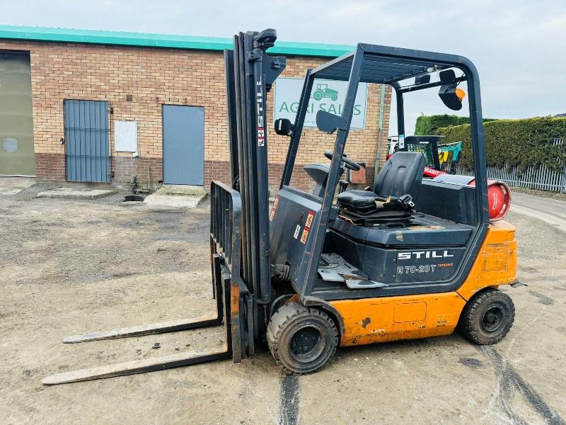 STILL R70-20G FORKLIFT*ENGINE TURNS OVER BUT WONT START*VIDEO*