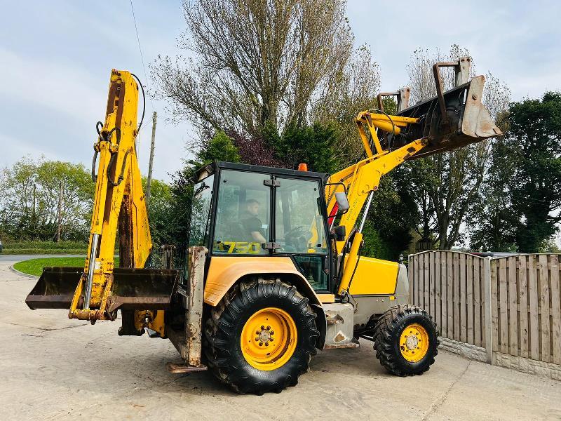 FERMEC 750 4WD BACKHOE DIGGER C/W EXTENDING DIG *VIDEO*
