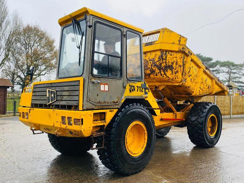 JCB 712 4WD ARTICULATED DUMP TRUCK C/W REVERSE CAMERA