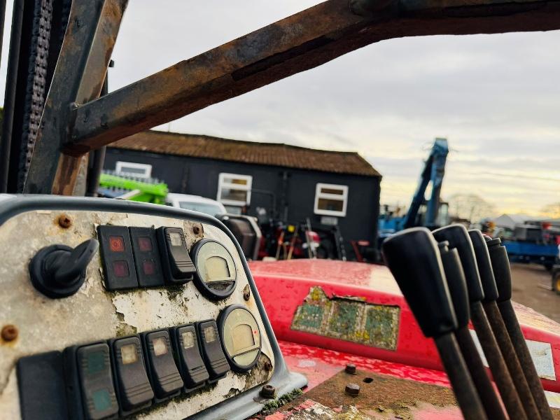 MOFFETT M5 25.3TL FORKLIFT*C/W KUBOTA ENGINE*1454 HOURS*VIDEO*