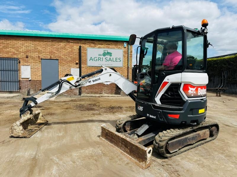 BOBCAT E26 EXCAVATOR*YEAR 2022*ONLY 1532 HOURS*VIDEO*
