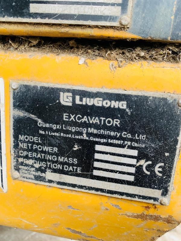 LIUGONG CLG922E EXCAVATOR*YEAR 2014*C/W BUCKET*VIDEO*