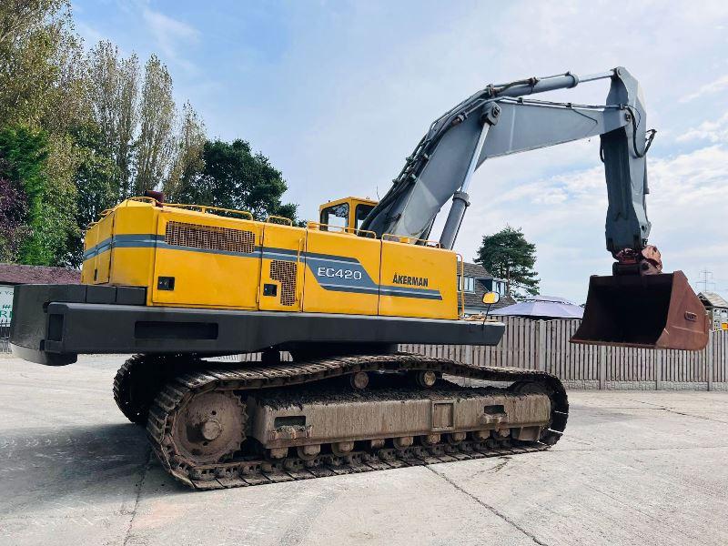 AKERMAN EC420 TRACKED EXCAVATOR C/W DOUBLE LOCKING QUICK HITCH & BUCKET *VIDEO*