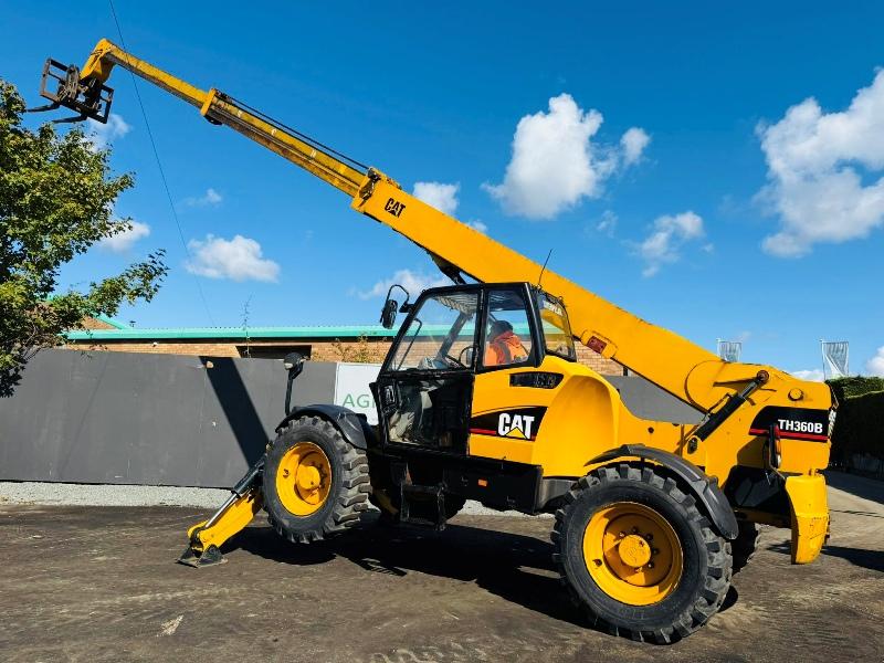 CATERPILLAR TH360B SWAY & TILT TELEHANDLER*4725 HOURS*VIDEO*