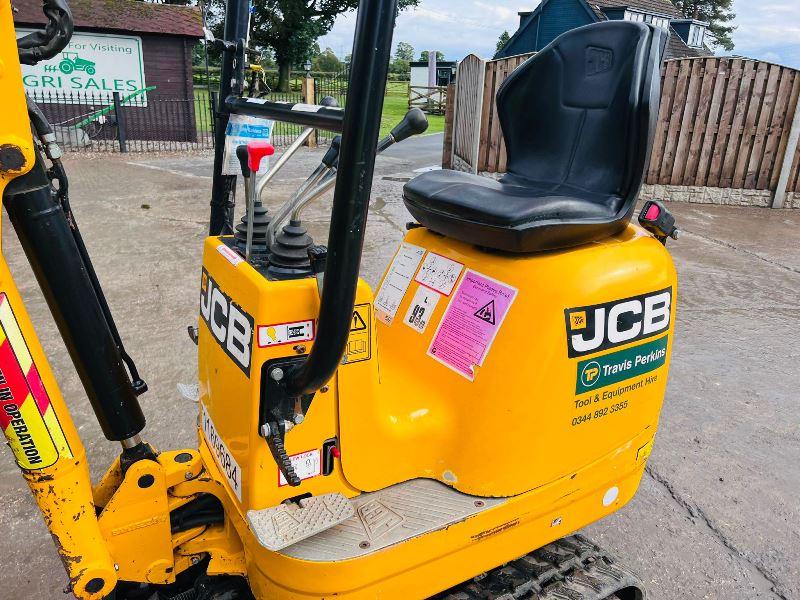 JCB MICRO DIGGER *YEAR 2019, ONLY 338 HOURS* C/W EXPANDING TRACKS *VIDEO*