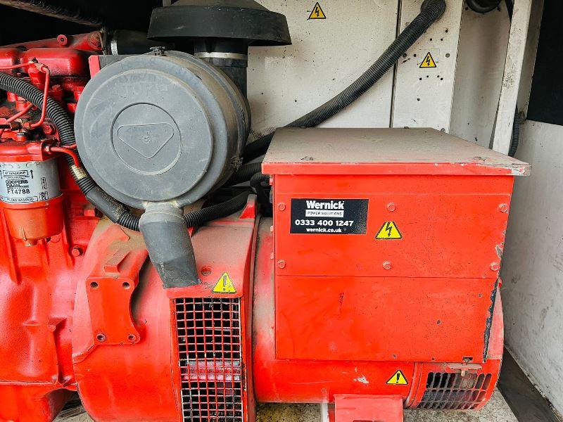 YORPOWER YP40EM MOBILE 40KVA TWIN AXLE GENERATOR C/W PERKINS ENGINE *VIDEO* 