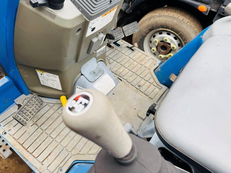 ISEKI TF243CF HALF TRACK COMPACT TRACTOR*C/W ROTOVATOR*VIDEO*