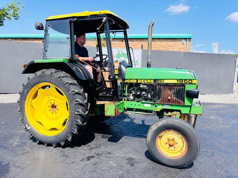 JOHN DEERE 1950 2WD TRACTOR*C/W REAR LINKAGE*VIDEO*
