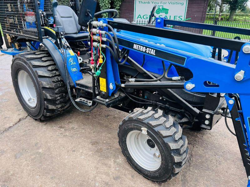SONALIKA T2A 4WD TRACTOR *ONLY 26 HOURS* C/W LOADER, BUCKET & FLAIL CUTTER *VIDEO*