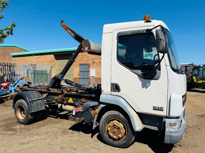 DAF LF45.170 HOOK LOADER LORRY*C/W MULTILIFT XR HOOKLOADER*VIDEO*