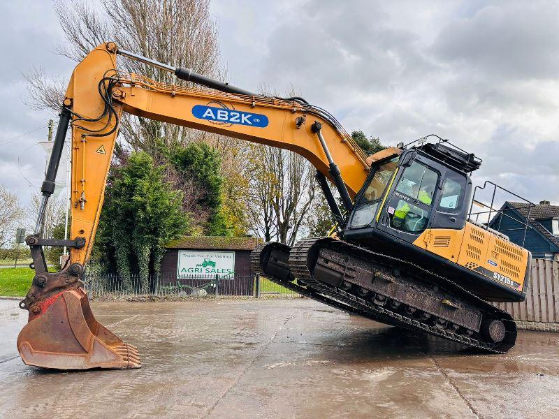 SANY SY215C TRACKED EXCAVATOR *YEAR 2017* C/W QUICK HITCH & BUCKET *VIDEO*