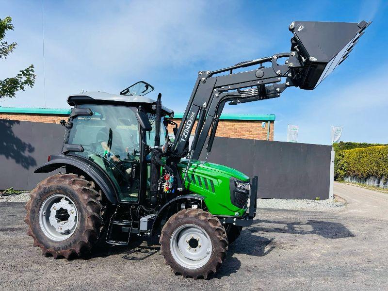 NEW *UNUSED*SIROMER TZ04D FRONT LOADER TRACTOR *C/W LOADER AND 3 IN 1 BUCKET*VIDEO*