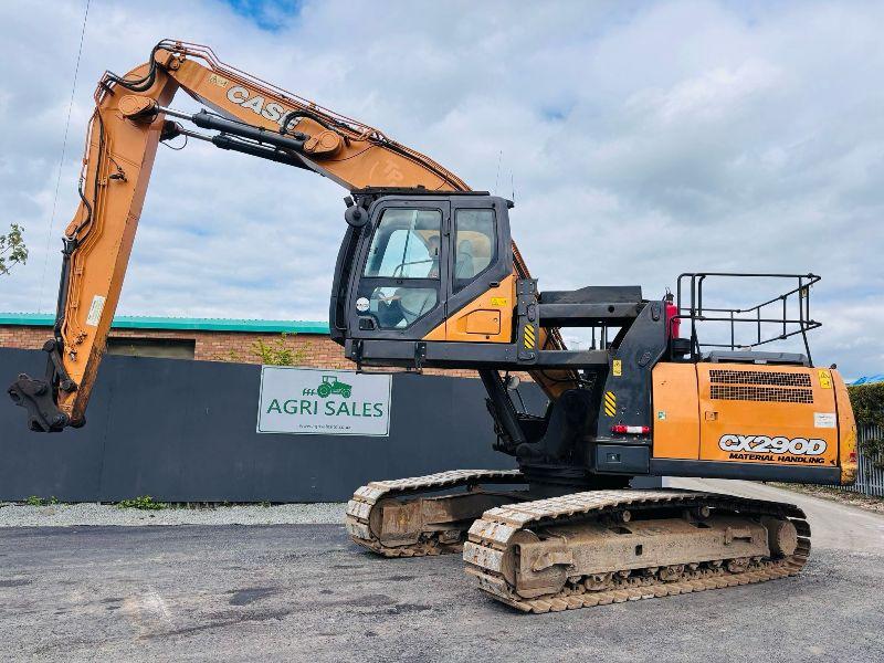 CASE CX290D HIGH RISE CABIN TRACKED EXCAVATOR *YEAR 2017* C/W QUICK HITCH *VIDEO*