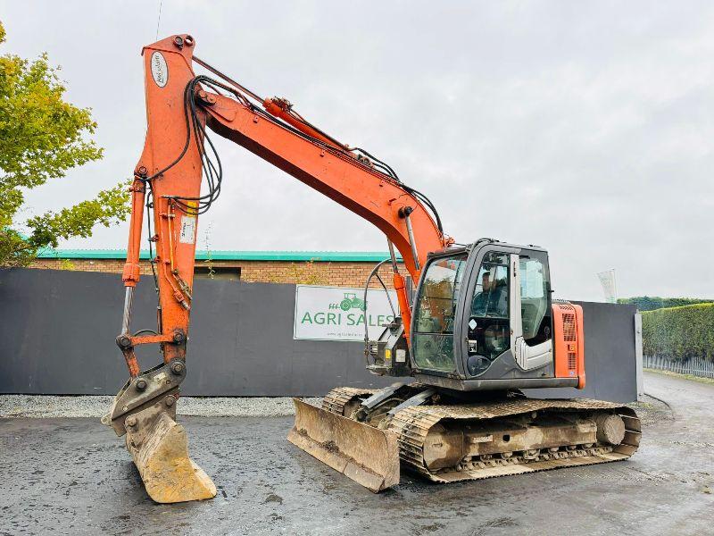 HITACHI ZX135US-3 TRACKED EXCAVATOR*ENGINE TAPPING*C/W BUCKET*VIDEO*