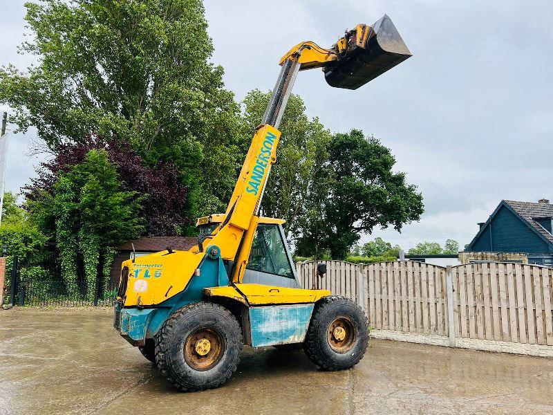 SANDERSON TL6MT 4WD TELEHANDLER C/W STRICKLAND BUCKET *VIDEO*