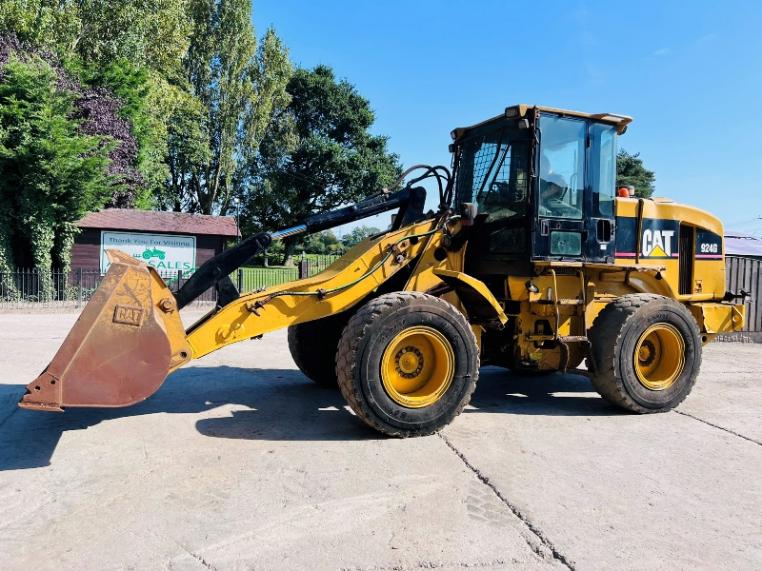 CATTERPILLAR 924G 4WD LOADING SHOVEL C/W REVERSE CAMERA *VIDEO*