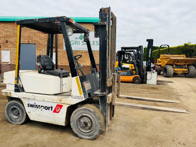 COVENTRY CLIMAX LTD DAQ2.5 1559 FORKLIFT*C/W PALLET TINES*VIDEO*