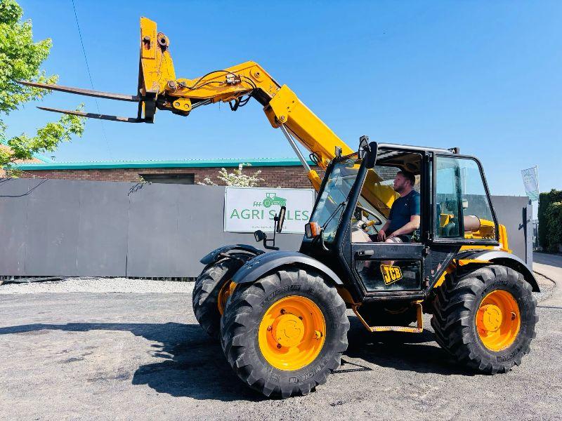 JCB 526-55 TURBO TELEHANDLER *C/W PALLET TINES*VIDEO*