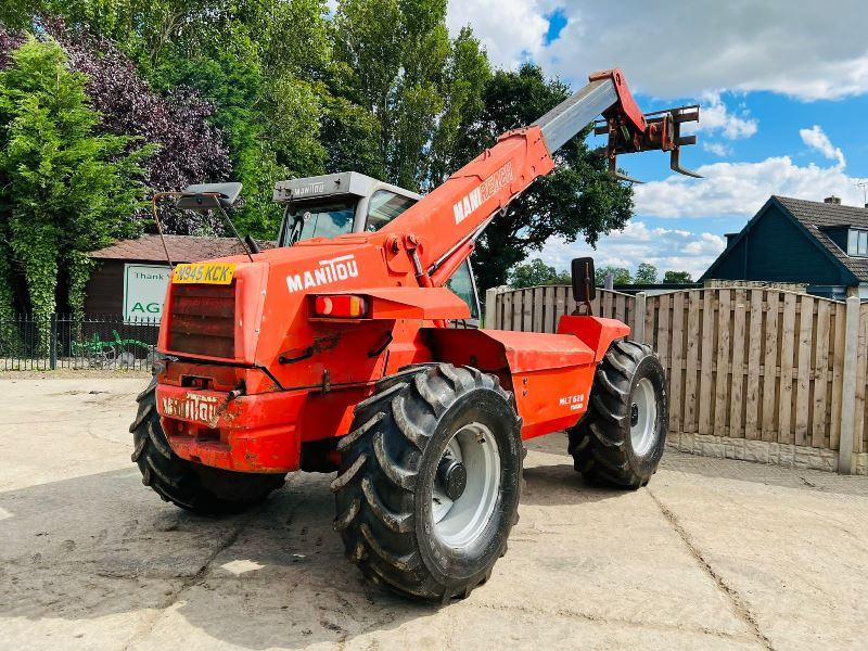 MANITOU MLT628T 4WD TELEHANDLER *6164 HOURS* C/W PALLET TINES *VIDEO*