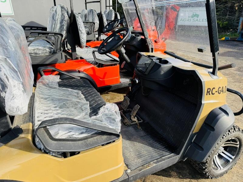 *NEW UNUSED**RACCOON RC-G4.0 ELECTRIC GOLF CART*CHOICE OF 4*VIDEO*