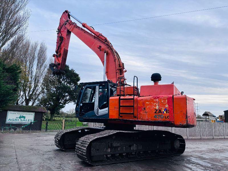 HITACHI ZAXIS ZX470LCH-3 TRACKED EXCAVATOR *YEAR 2008* C/W ISUZU ENGINE *VIDEO*