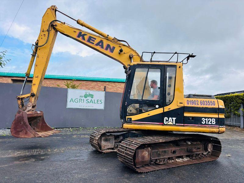 CAT 312B EXCAVATOR* READING 9108 HOURS*C/W QH & BUCKET*VIDEO*