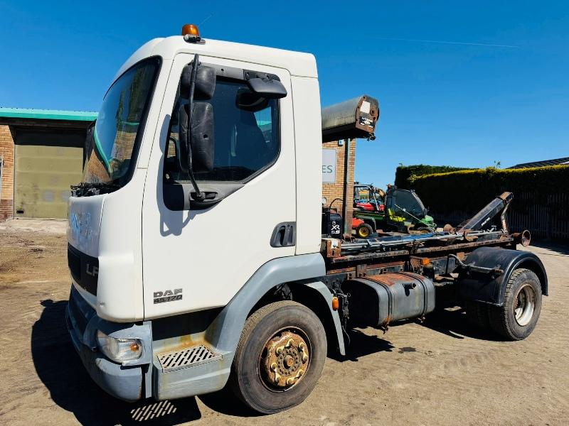 DAF LF45.170 HOOK LOADER LORRY*C/W MULTILIFT XR HOOKLOADER*VIDEO*