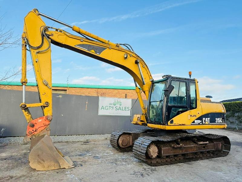 CATERPILLAR 315C EXCAVATOR*C/W BUCKET*VIDEO*