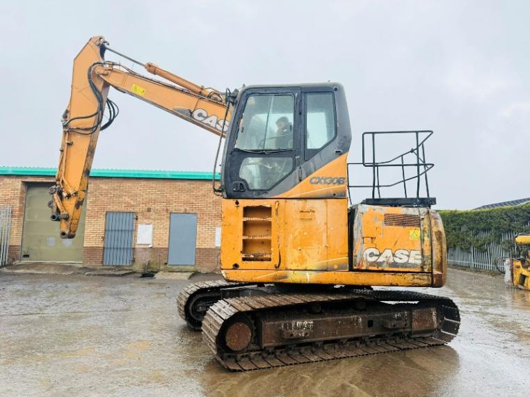 CASE CX130 HIGH CABBED EXCAVATOR*C/W STEEL TRACKS*VIDEO*