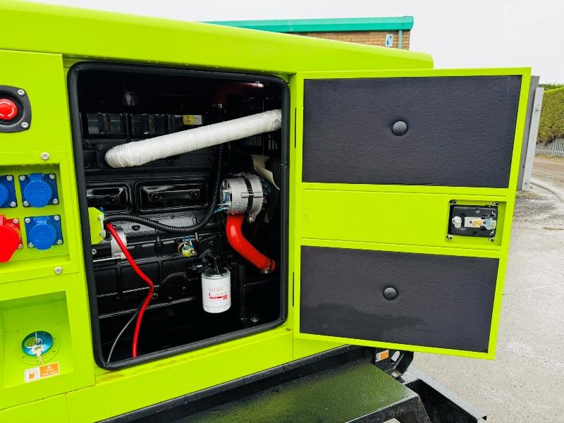 *BRAND NEW*COMPAL POWER VG-R30 41KVA GENERATOR TWIN AXLE TRAILER*VIDEO*