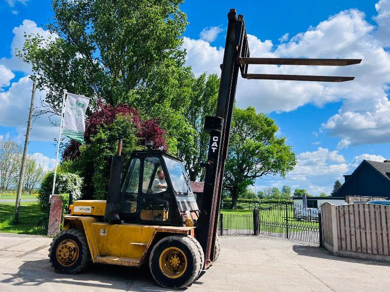 CATERPILLAR V180B DIESEL FORKLIFT C/W 2 STAGE MAST *VIDEO*