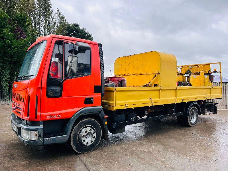 IVECO 100E18 4X2 LINE MARKER LORRY C/W MANUAL GEAR BOX *VIDEO*