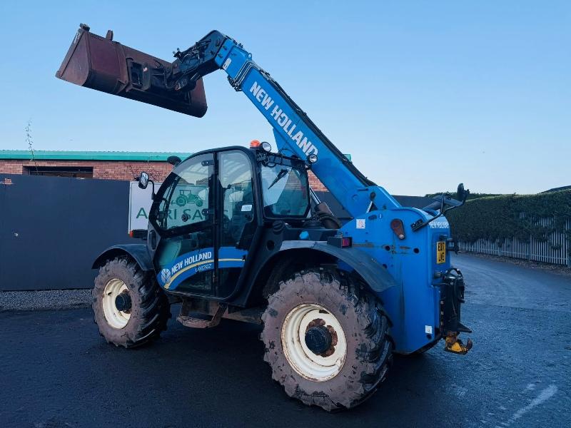 NEW HOLLAND LM7.42 TELEHANDLER*C/W PALLET TINES & BUCKET*YEAR 2017*VIDEO*