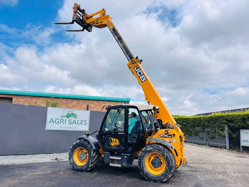 JCB 536-60 AGRI SUPER TELEHANDLER*C/W JOYSTICK CONTROL*YEAR 2012*VIDEO*