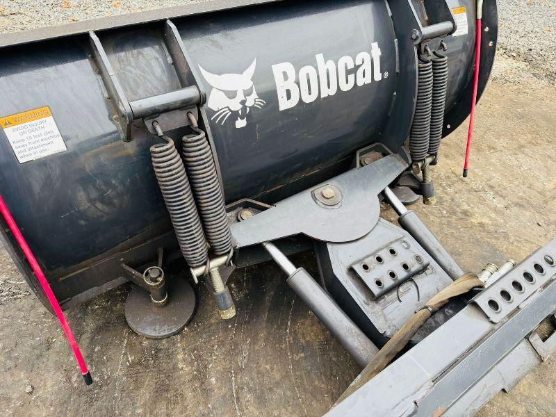 BOBCAT MODEL 60 SNOW PLOW*TO SUIT SKIDSTEER*YEAR 2012*VIDEO*