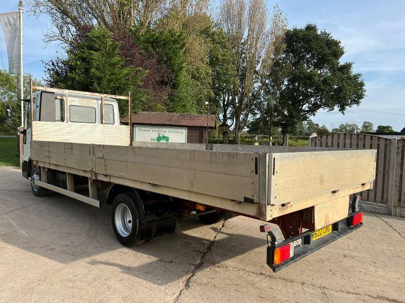 IVECO CARGO CGR75E15 4X2 FLAT BED LORRY C/W DROP SIDE BODY *VIDEO*