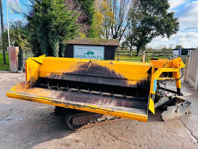 BITELLI BB611 TRACKED ASHPELT PAVER C/W 360 DEGREE SLEW HOPPER *VIDEO*