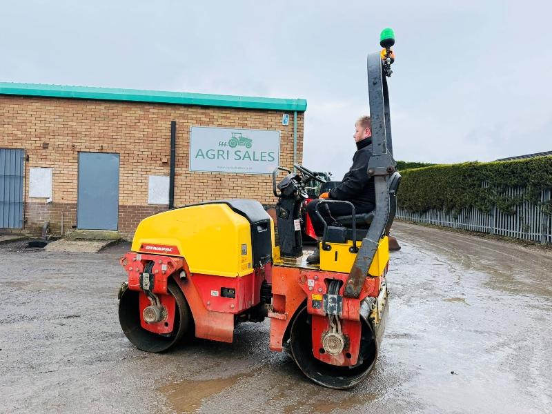 DYNAPAC CC1200 ROLLER*YEAR 2013*C/W KUBOTA ENGINE*VIDEO*