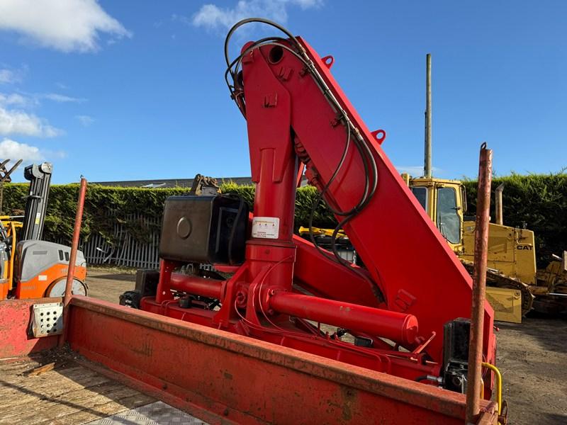 HERBST 19 TONNE LOW LOADER TRAILER*C/W ATLAS AK100.1 CRANE*VIDEO*