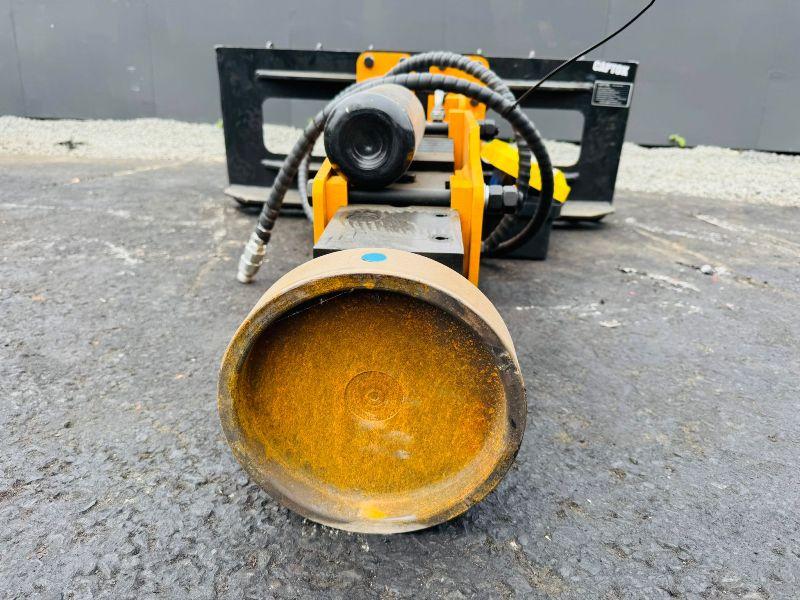 NEW*2025*CAPTOK CK-D680 HYDRAULIC POST KNOCKER TO SUIT SKIDSTEER*VIDEO*