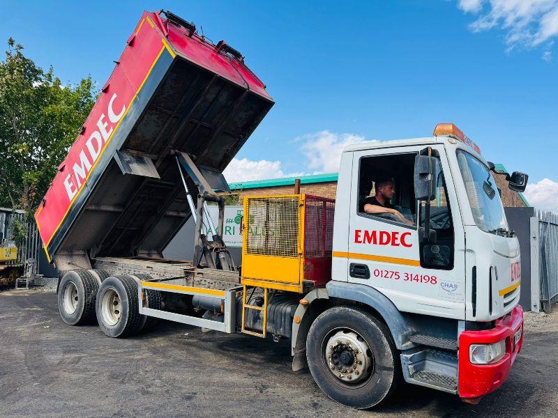 IVECO HOTBOX TIPPER TRUCK 6X4 STEEL FRAME*VIDEO*
