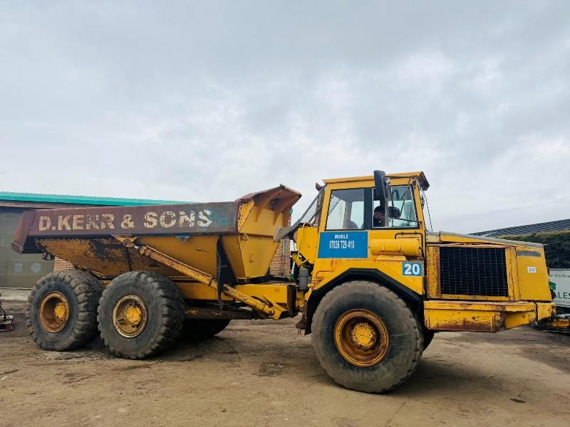 VOLVO A25C DUMP TRUCK*C/W HYDRAULIC TIP*VIDEO*