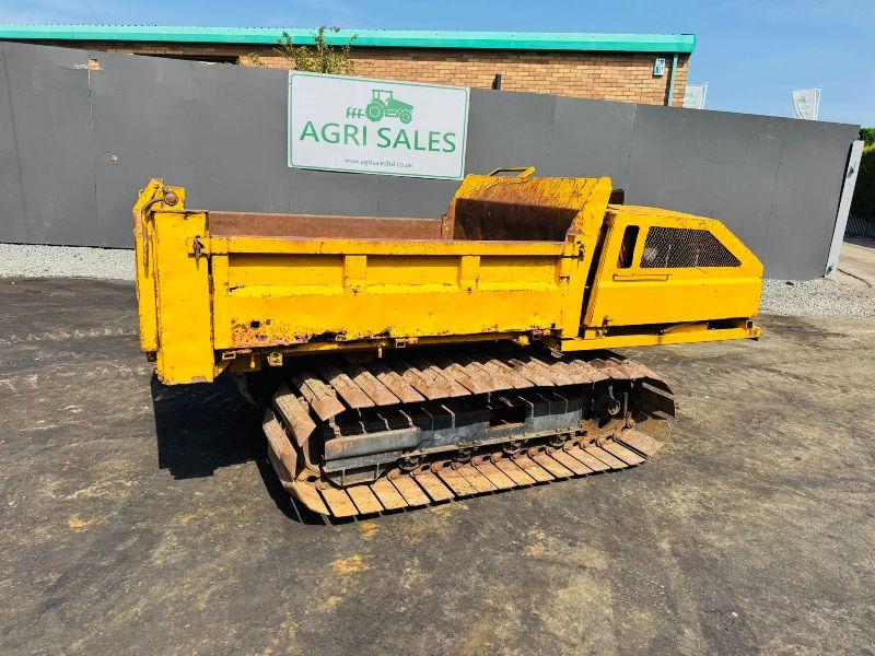 3 TONNE TRACKED DUMPER*C/W HYDRAULIC TIP*VIDEO*