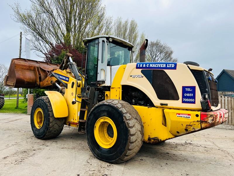 NEW HOLLAND W270B 4WD LOADING SHOVEL C/W LOAD MASTER 8000IX *VIDEO*